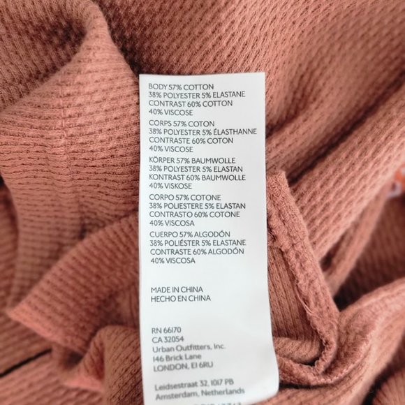 FREE PEOPLE / WTF mikah cuff thermal top Sz S NEW - Picture 11 of 11